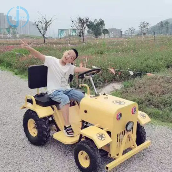 Go-kart a pedali a batteria per parchi di divertimento per bambini e genitori, kart ricreativo