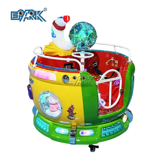 Attrezzatura per il divertimento con giostra rotante per bambini con gettoniera