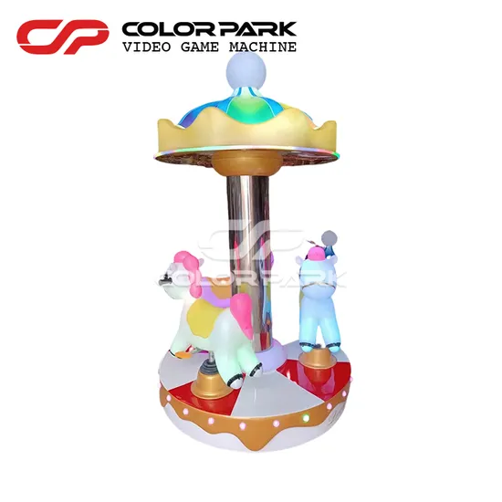 Slot machine video con cavalli colorati nel parco giochi