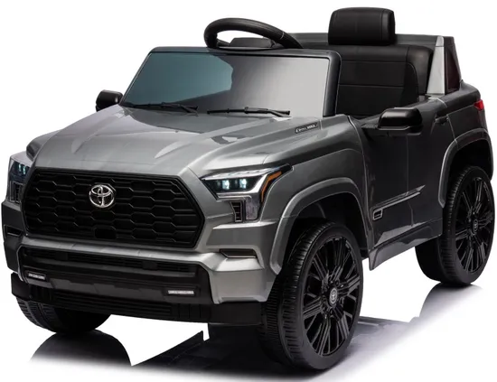 Toyota Sequoia, auto da corsa con licenza, telecomando 2.4G, lettore musicale multifunzionale, sistema di sospensione per bambini, auto da corsa