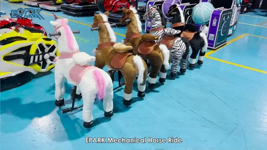 Promozione Ce Cavallo a dondolo per bambini Giocattolo da cavalcare Cavallo meccanico per bambini Giostre in vendita