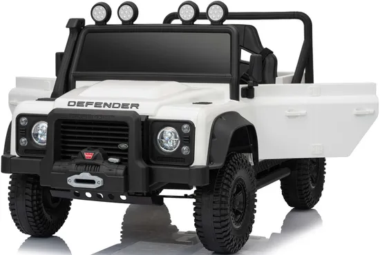 Land Rover Defender 110 SVX Concept, auto da corsa con licenza, telecomando 2.4G, sedile singolo, design classico, multifunzionale, potente, modello Jeep UTV 12/24