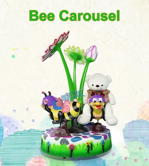 Crown Carousel Rides, giostra a gettoni da 3 penny in miniatura