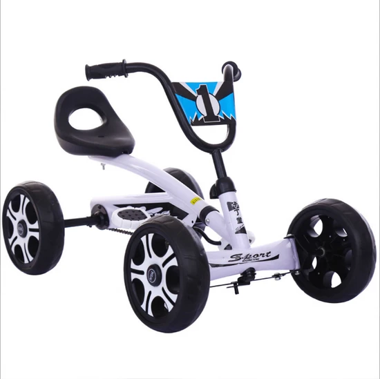 Carrello da spiaggia per sport all'aria aperta, giocattolo per bambini, go kart a pedali