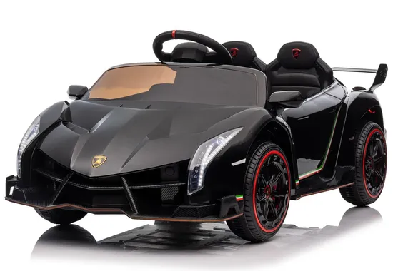 Lamborghini Veneno, auto elettrica per bambini, 12 V, 2 posti, con licenza, giocattolo, telecomando 2.4G